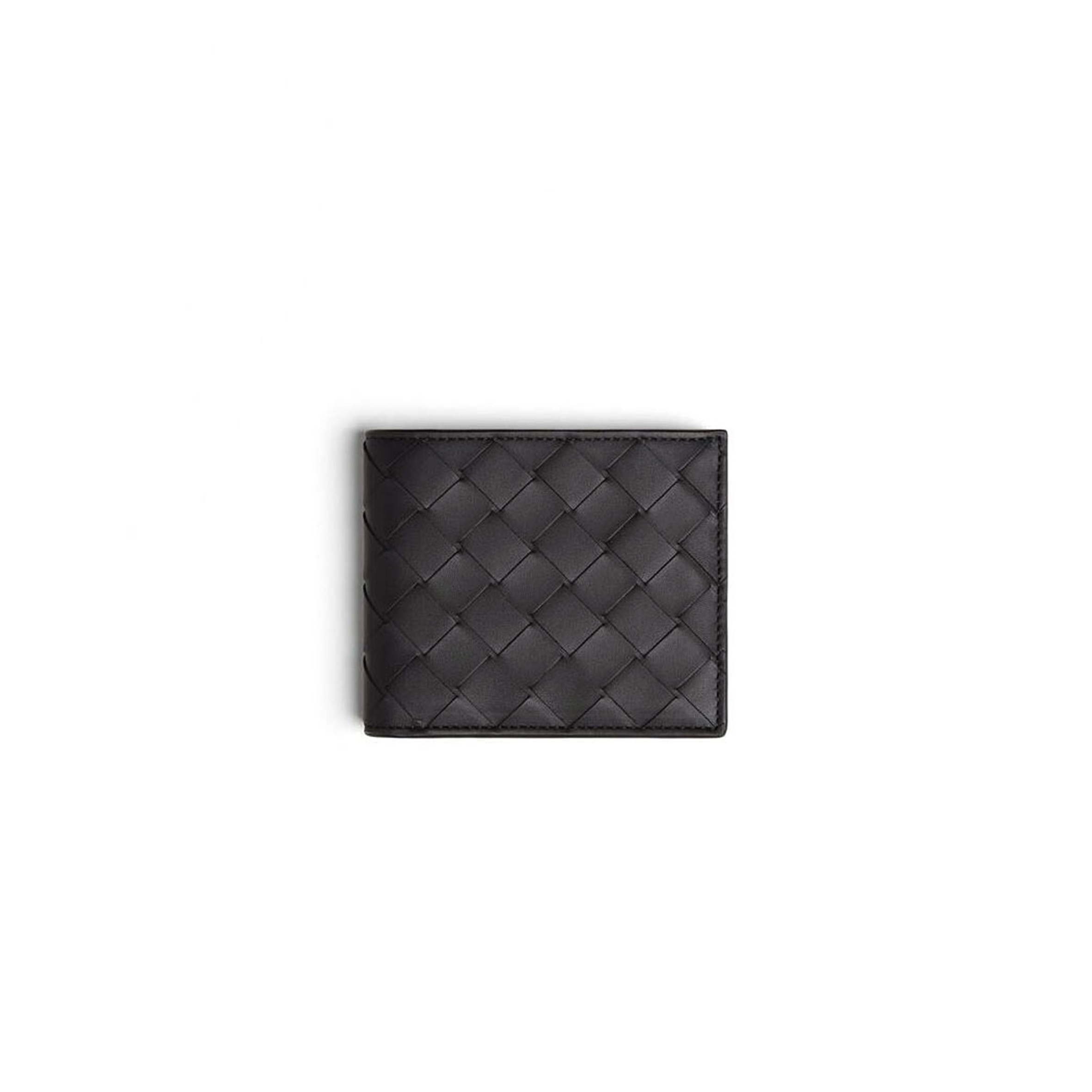 BOTTEGA VENETA INTRECCIATO BI-FOLD WALLET 743211VCPQ61027 (11*9.5*1cm)